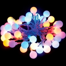Гірлянда нитка 40LED з насадкою куля 40 LED RGB 