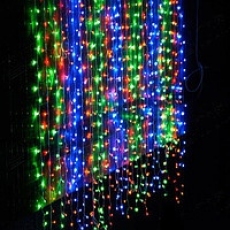 Водопад 240LED кольорова 240 LED 