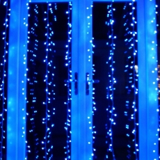 Водопад 240LED синя 240 LED 