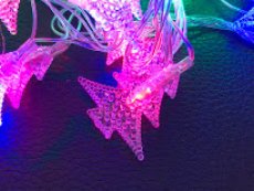 Гірлянда нитка 40LED з насадкою ялиночка Х-1 40 LED RGB 5м 