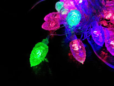 Гірлянда нитка 40LED з насадкою шишка Х-3 40 LED RGB 5м 