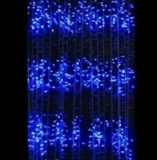 Водопад 240LED синя 240 LED 