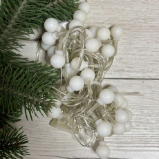 Гірлянда нитка 40LED з насадкою куля 40LED RGB Шарік 