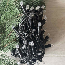 Гірлянда нитка 100LED 100LED AA Жовто червоне світло 