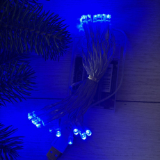 Гірлянда нитка 30LED 30LED на батарейках+USB 